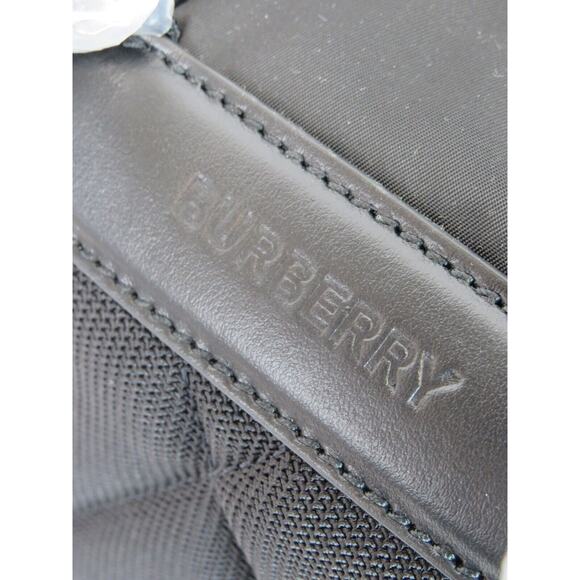 NWT BURBERRY RUCKSACK BLACK NYLON BUCKLE LEATHER BACKPACK BAG MEDIUM $1290 main image 9